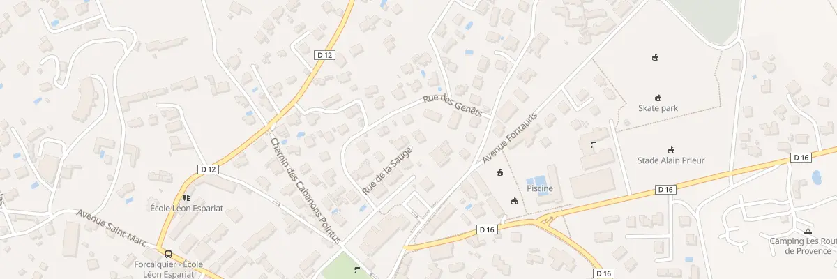Plan du 7 Rue de la Sauge à Forcalquier