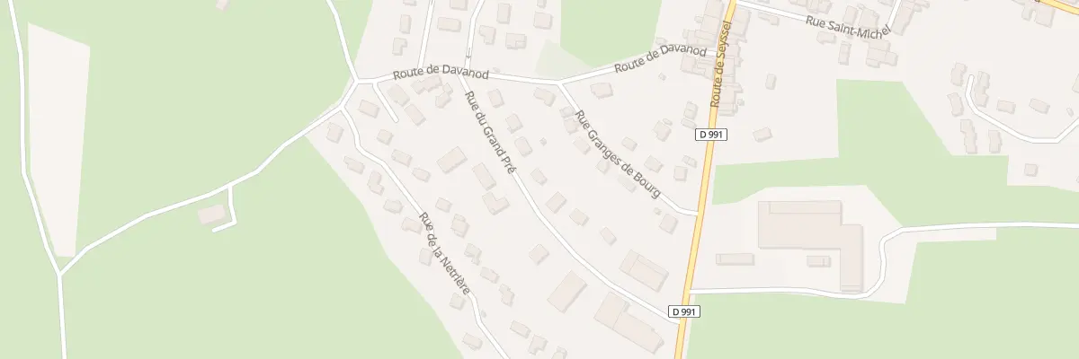 Plan du 8 Rue du Grand Pre à Billiat