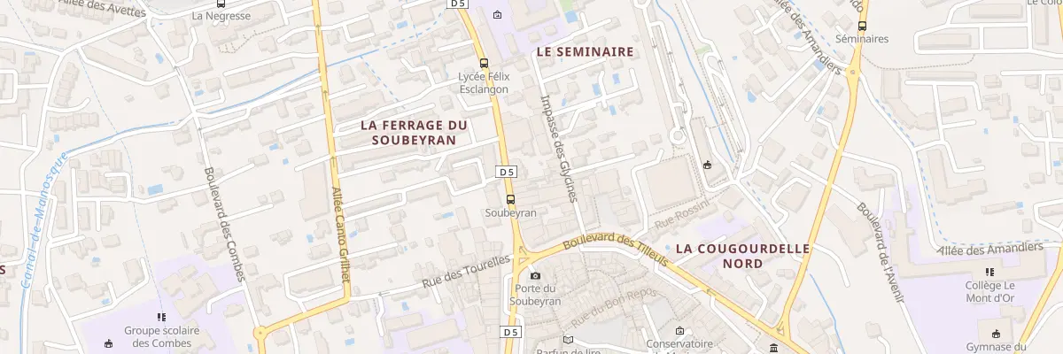 Plan du 18 Bd Louis Martin Bret à Manosque