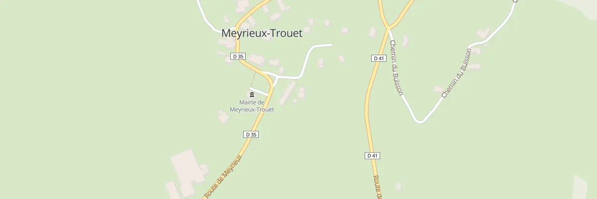 Plan du 5014 Meyrieux à Meyrieux-Trouet