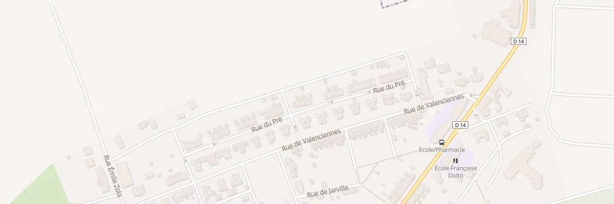 Plan du 54 Rue du Pré à Joudreville