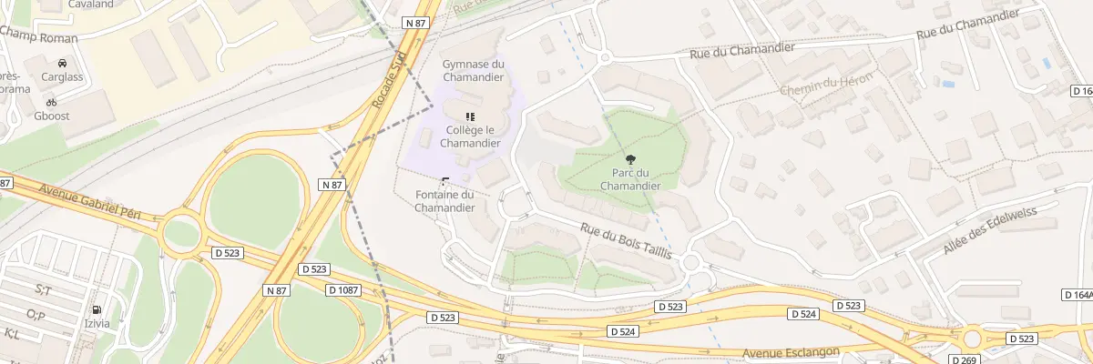 Plan du 10 Rue du Bois Taillis à Gières
