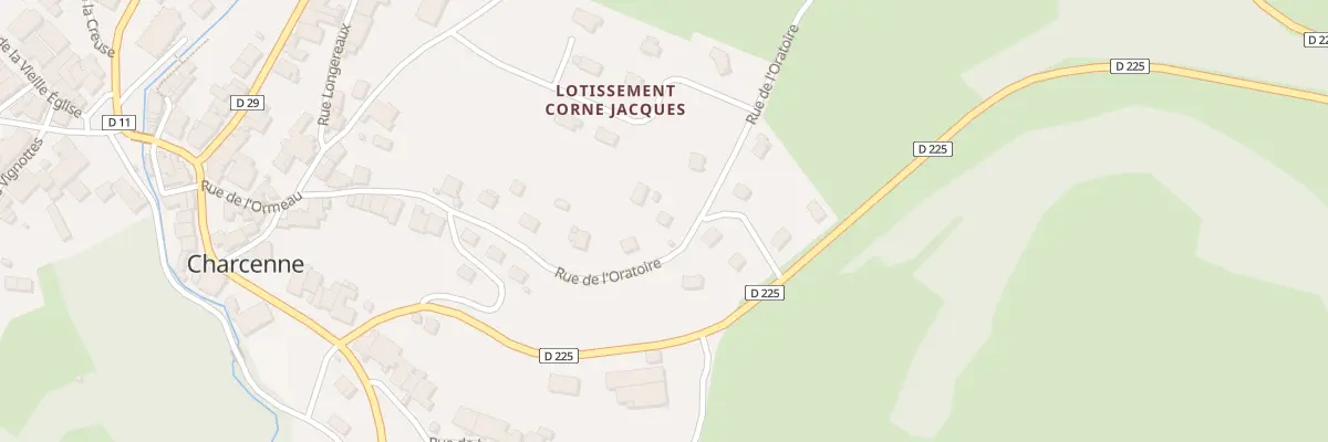 Plan du 19 Rue de l’Oratoire à Charcenne