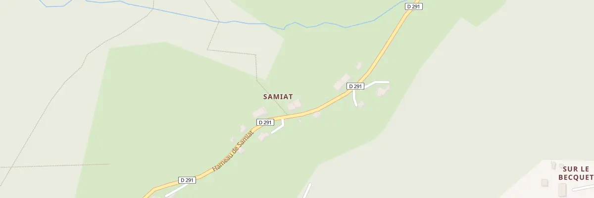 Plan du 14 Ham de Samiat à Larrivoire