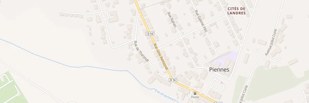 Plan du 29 Rue Gino Raimondi à Piennes
