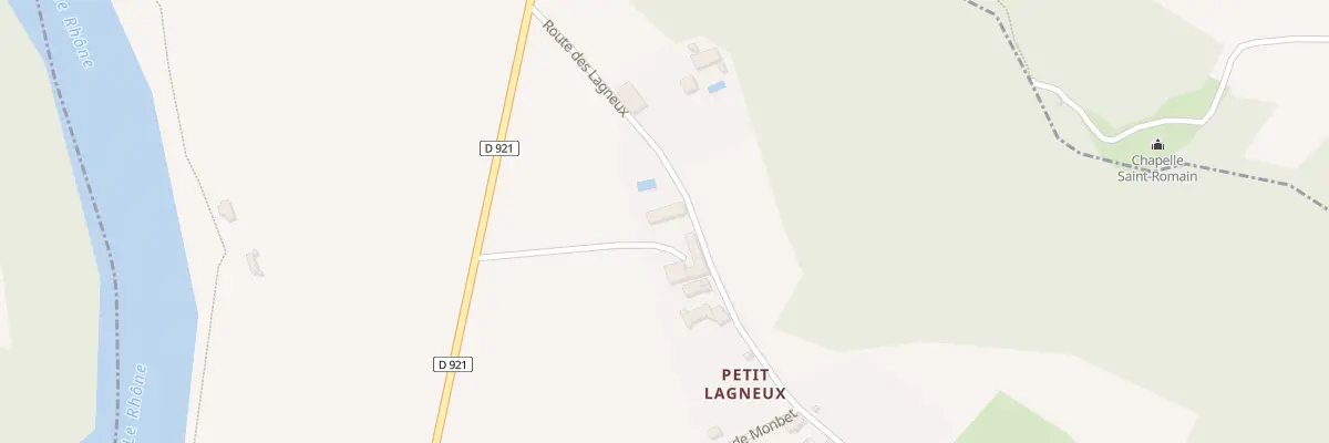 Plan du 2909 Rte des Lagneux à Yenne