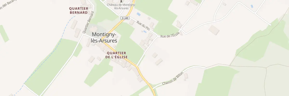 Plan du 5052 Rue de l’École à Montigny-lès-Arsures