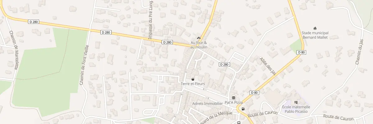 Plan du 14 Grand Rue à Nans-les-Pins