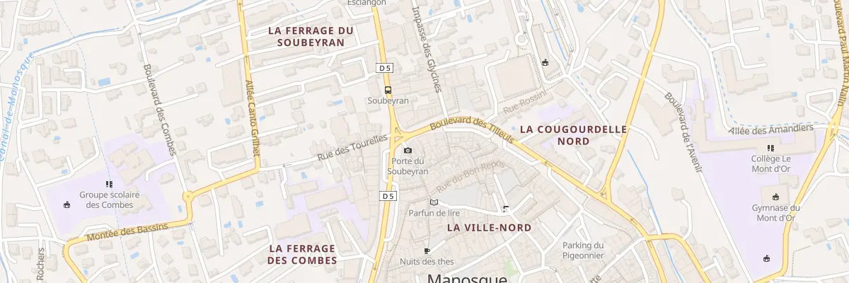Plan du 6B Bd des Tilleuls à Manosque