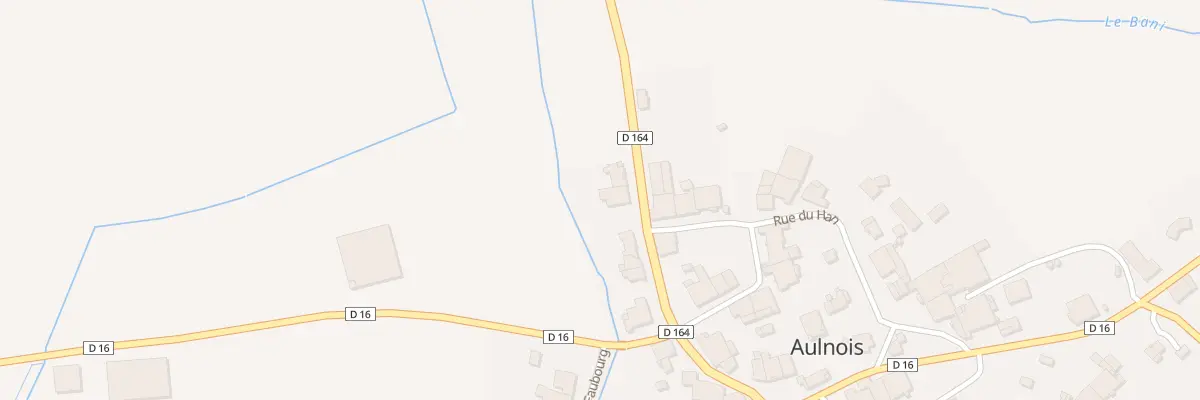 Plan du 6 Rte de Neufchâteau à Aulnois