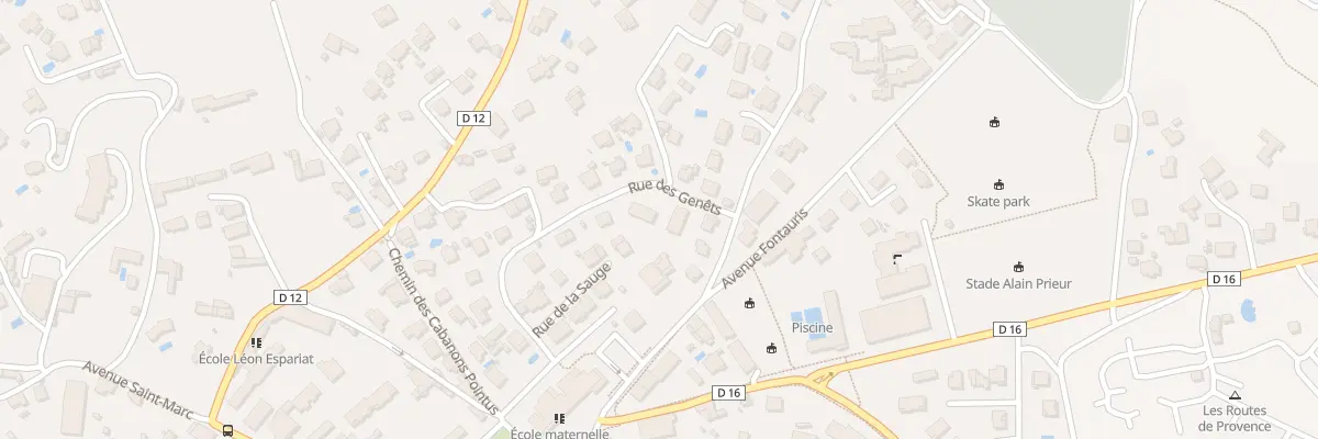 Plan du 14 Rue des Genêts à Forcalquier