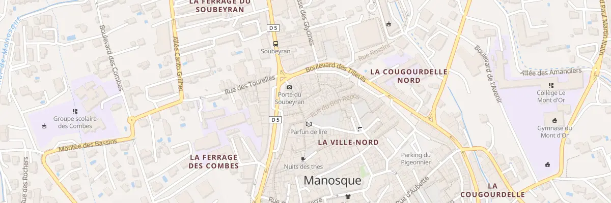 Plan du 4 Rue de la Figuière à Manosque