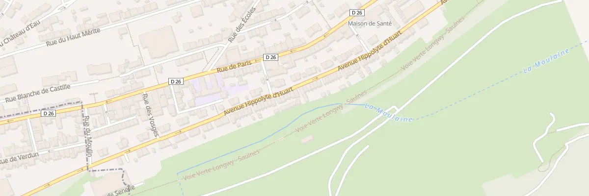 Plan du 112 Av d’Huart à Herserange