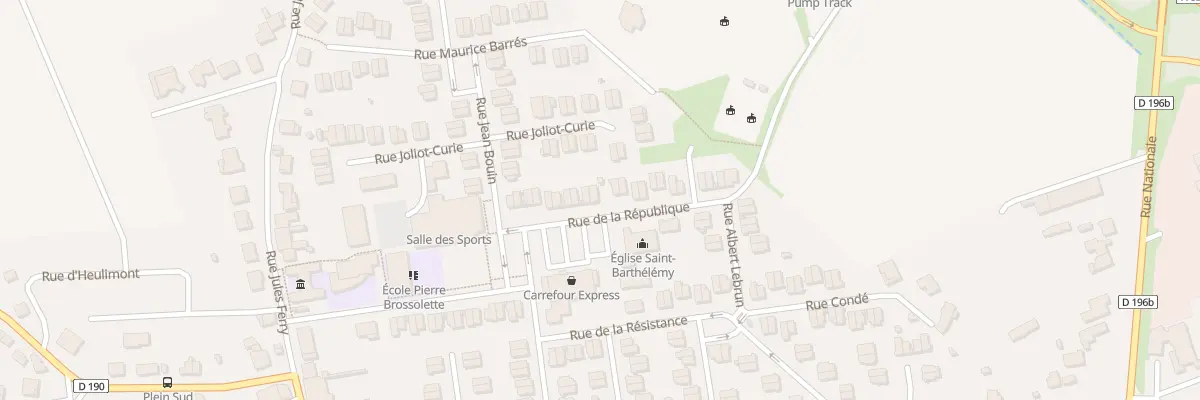 Plan du 19 Rue de la République à Mexy