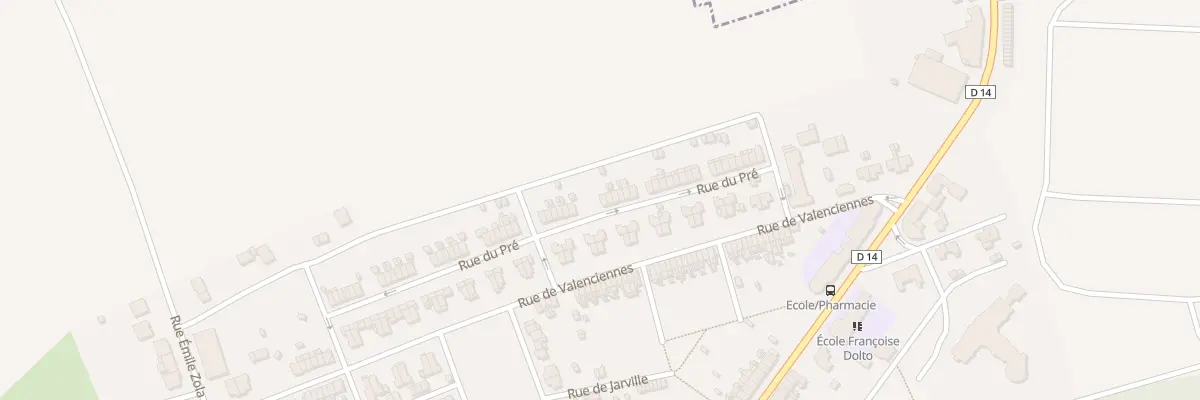 Plan du 46 Rue du Pré à Joudreville