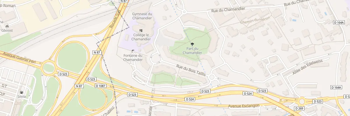 Plan du 8 Rue du Bois Taillis à Gières