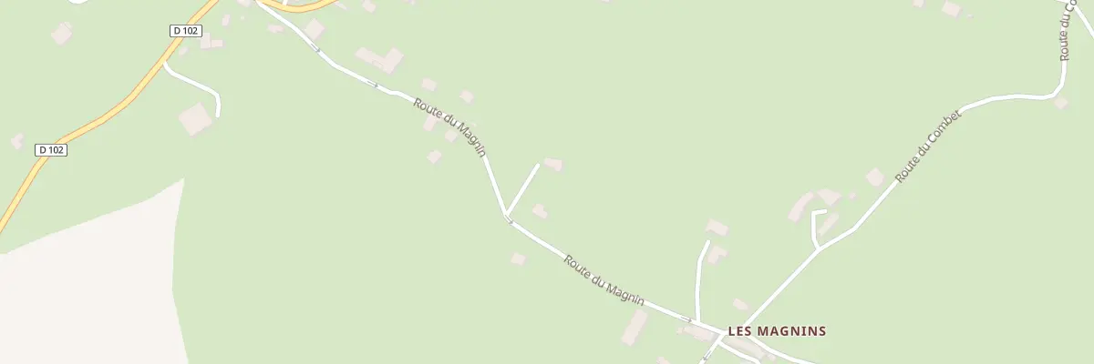 Plan du 311 Rte du Magnin à Saint-Christophe-sur-Guiers