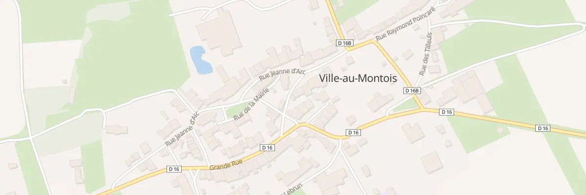 Plan du 2 Rue Poincare à Ville-au-Montois