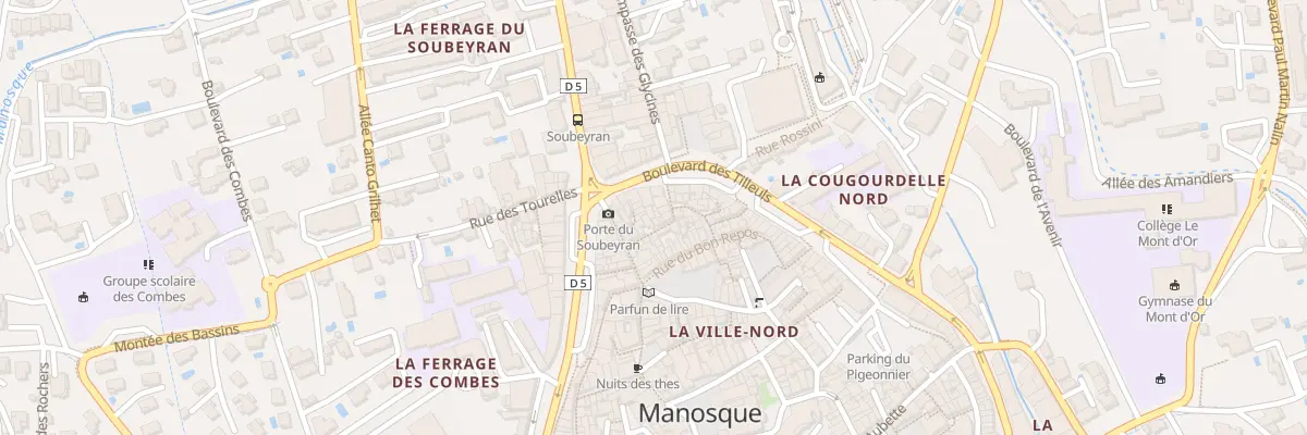 Plan du 7 Rue de la Figuière à Manosque