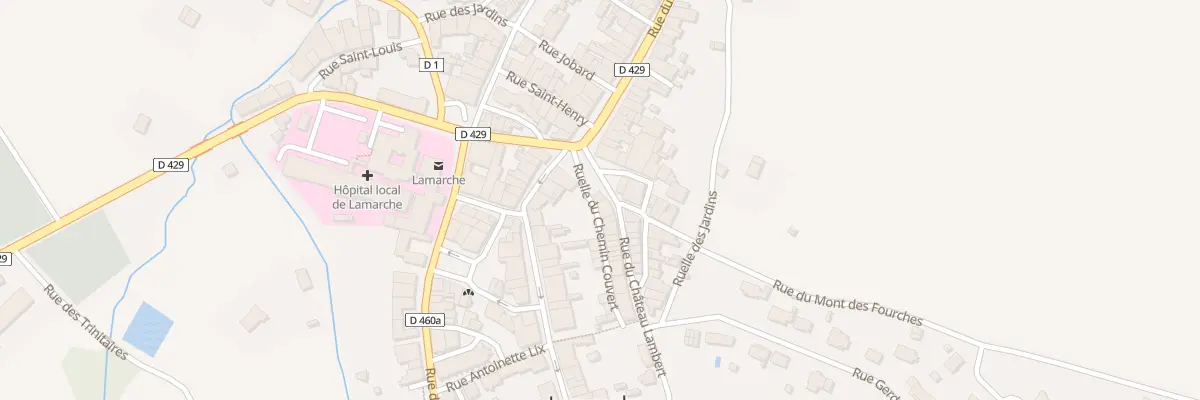 Plan du 2 Rue du Château Lambert à Lamarche