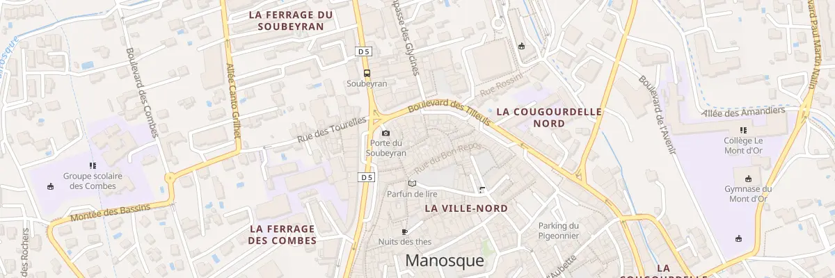 Plan du 9 Rue de la Figuière à Manosque