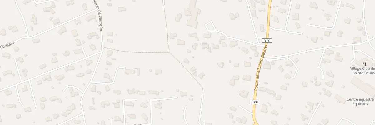 Plan du 5820 Cougourde à Nans-les-Pins