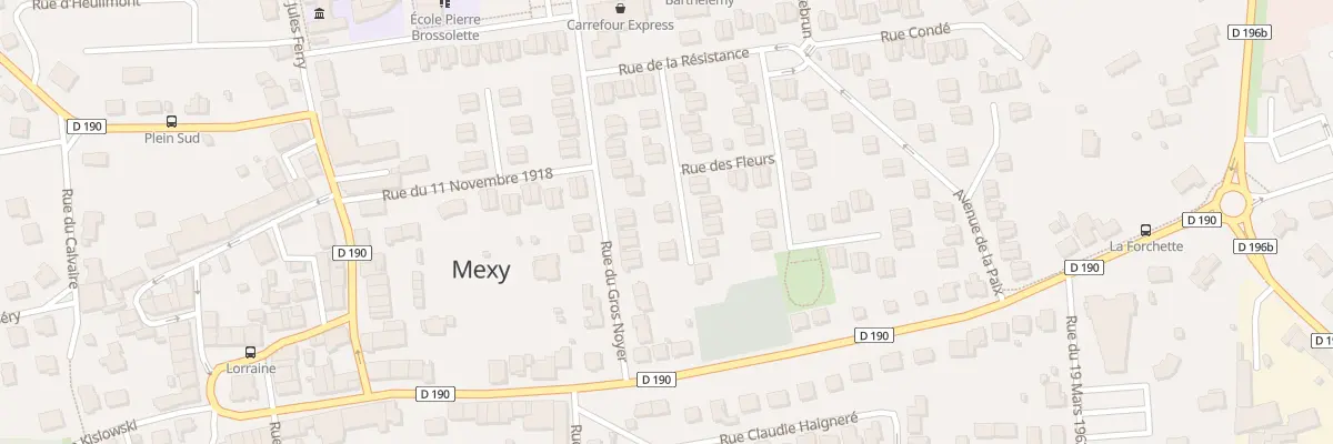 Plan du 12 Rue Jean Moulin à Mexy