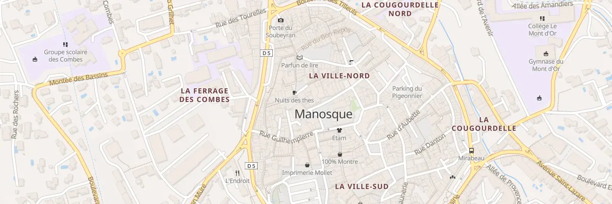 Plan du 21 Rue des Marchands à Manosque
