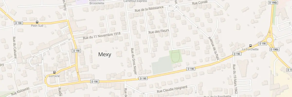 Plan du 14 Rue Jean Moulin à Mexy