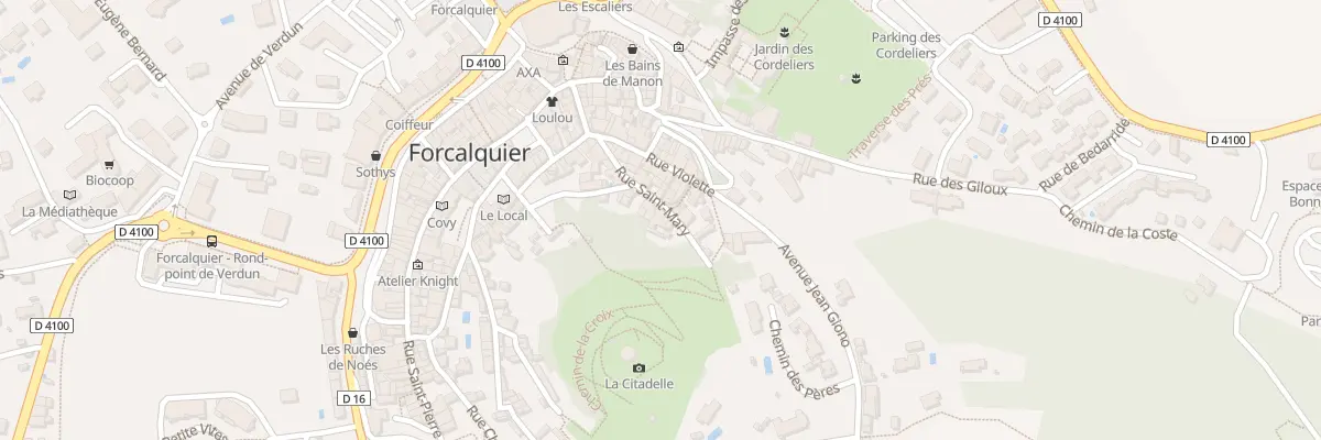 Plan du 12 Rue Saint Mary à Forcalquier