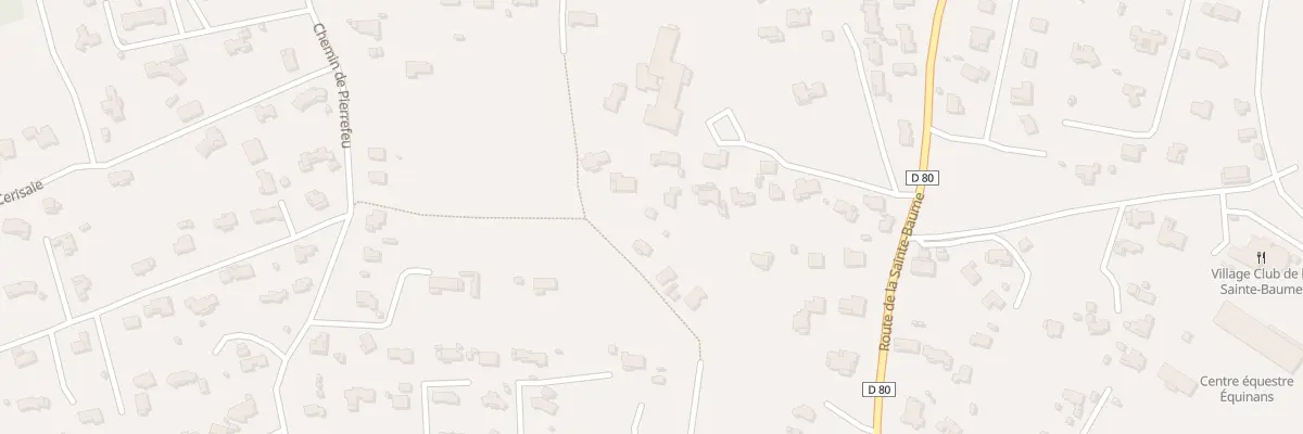 Plan du 71F Rte de Brignoles à Nans-les-Pins