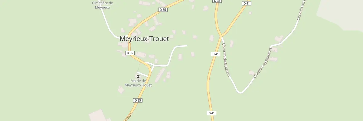 Plan du 5152F Meyrieux à Meyrieux-Trouet