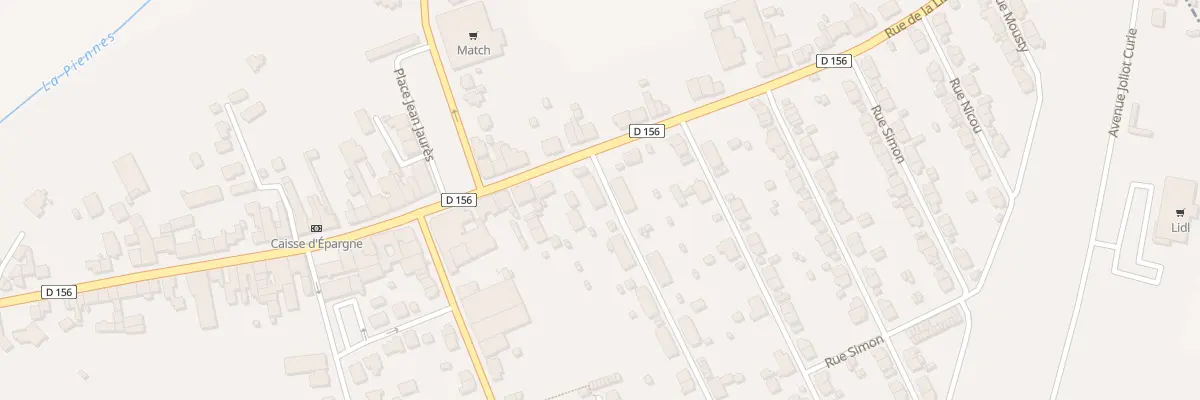 Plan du 3 Rue Gabriel Péri à Piennes