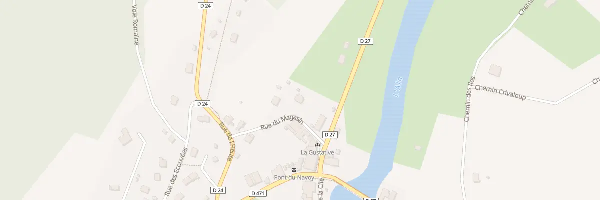 Plan du 6 Rue du Magasin à Pont-du-Navoy