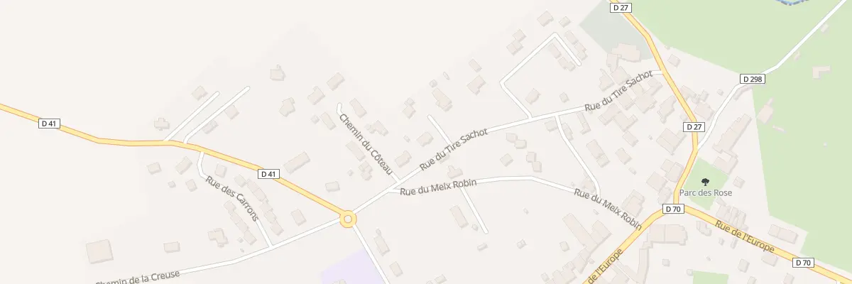 Plan du 5 Rue du Tire Sachot à Lavoncourt