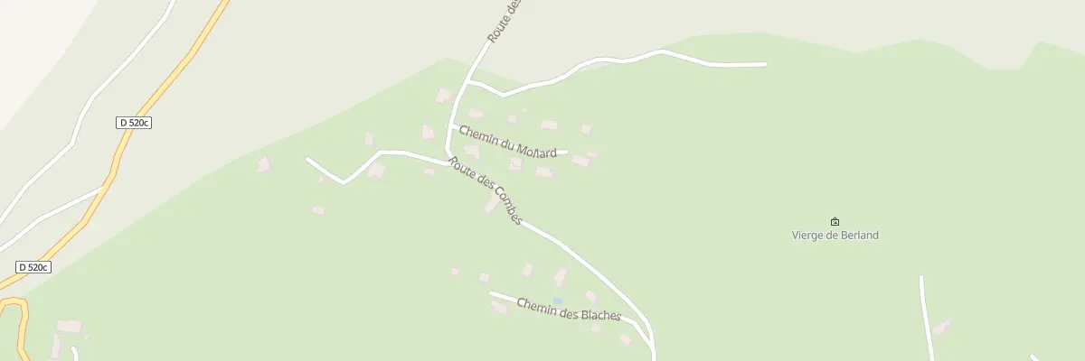 Plan du 80 Che du Mollard à Saint-Christophe-sur-Guiers