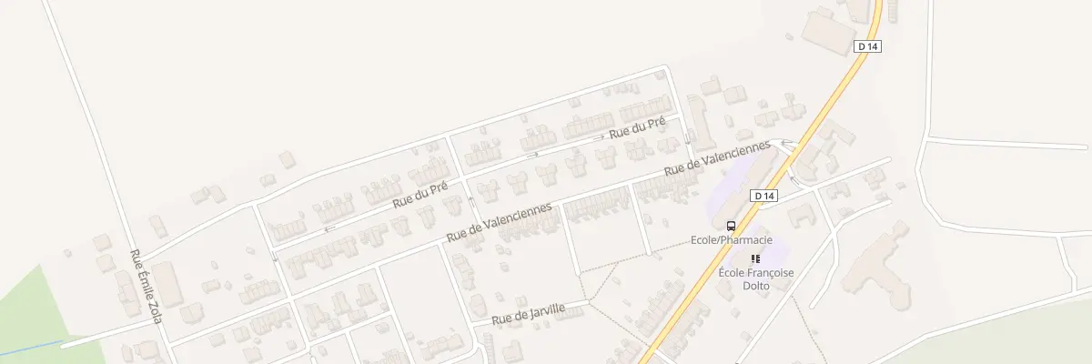 Plan du 56 Rue de Valenciennes à Joudreville