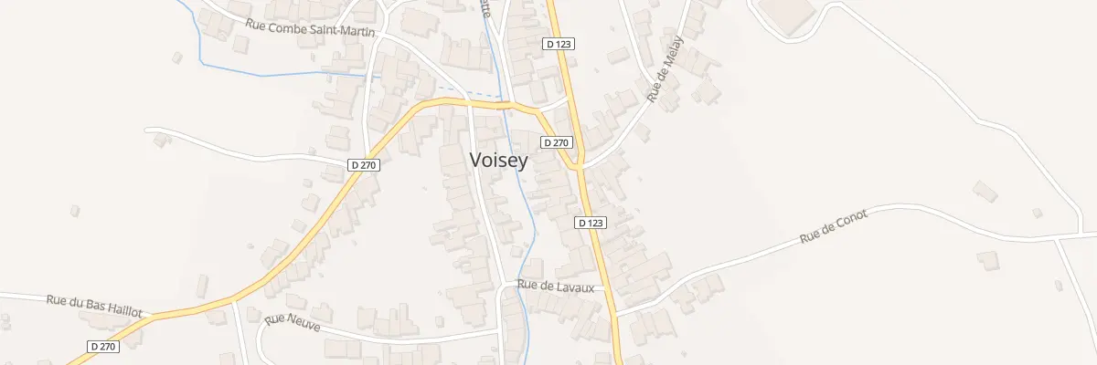 Plan du 8 Rue du Docteur Bernard à Voisey