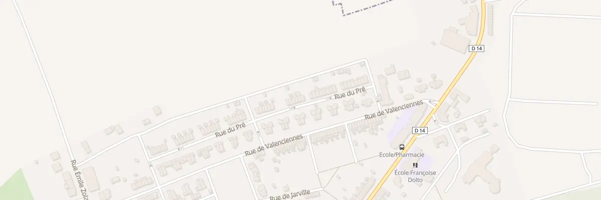 Plan du 38 Rue du Pré à Joudreville