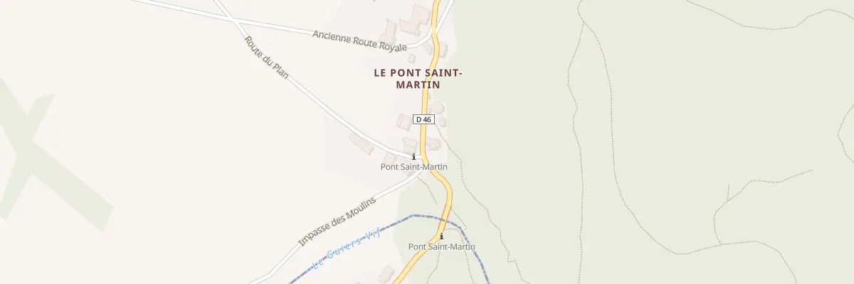 Plan du 2564 Rte du Pont Romain à Saint-Christophe