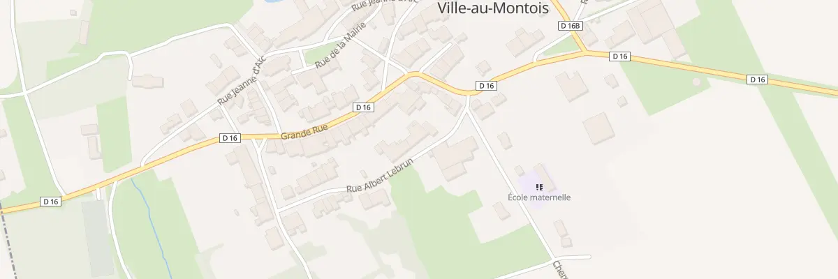 Plan du 13 Rue Albert Lebrun à Ville-au-Montois
