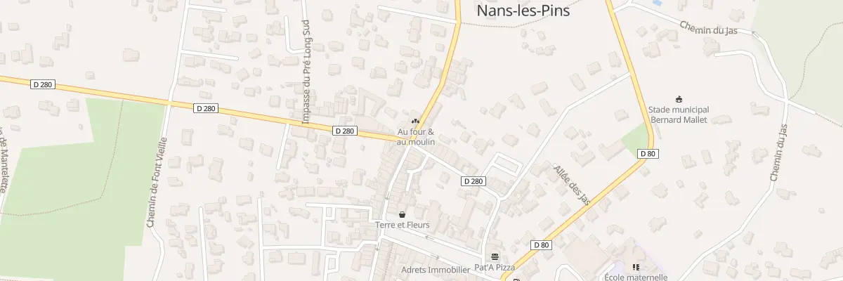 Plan du 5209 Rte de Brignoles à Nans-les-Pins