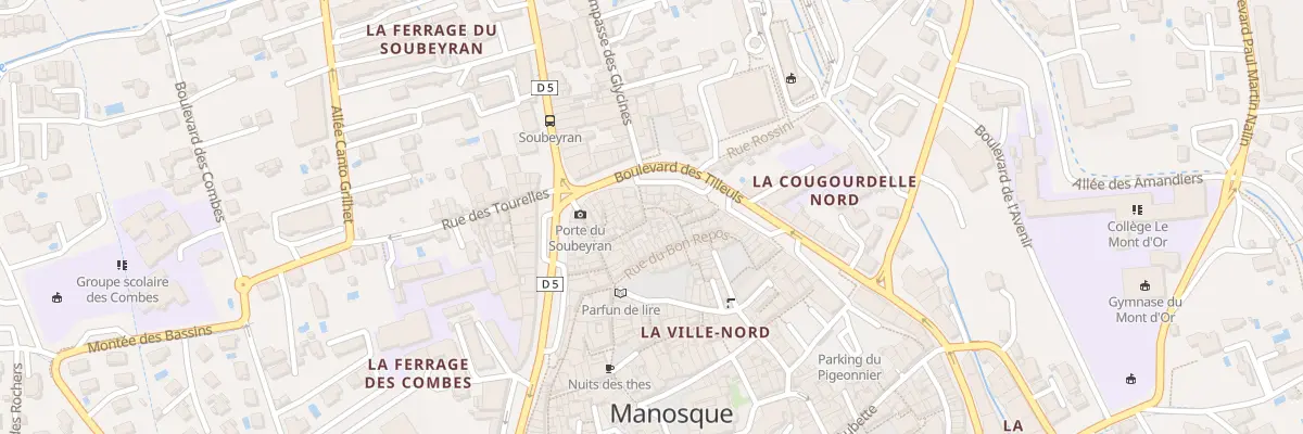 Plan du 22 Rue de la Figuière à Manosque