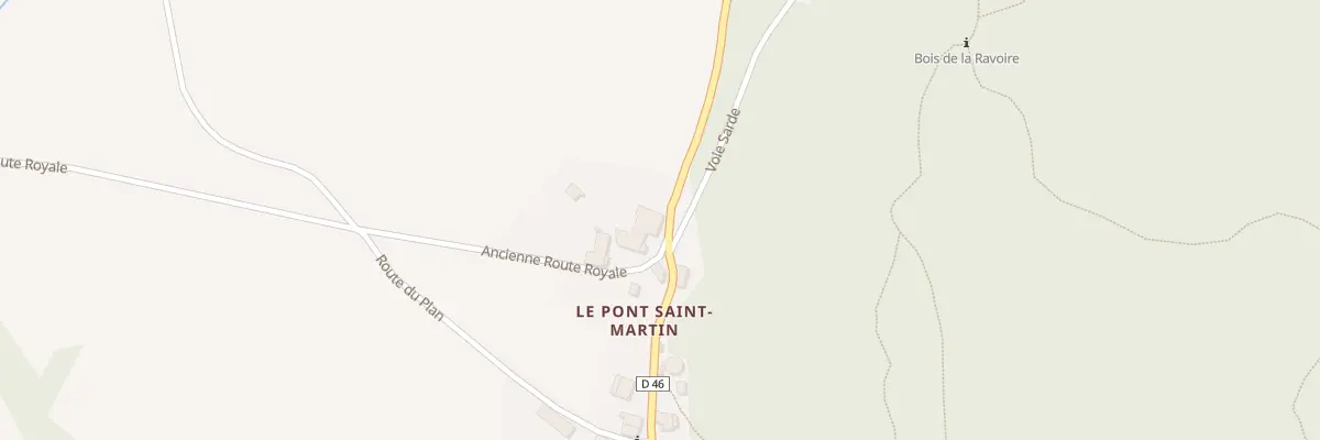 Plan du 2434 Rte du Pont Romain à Saint-Christophe