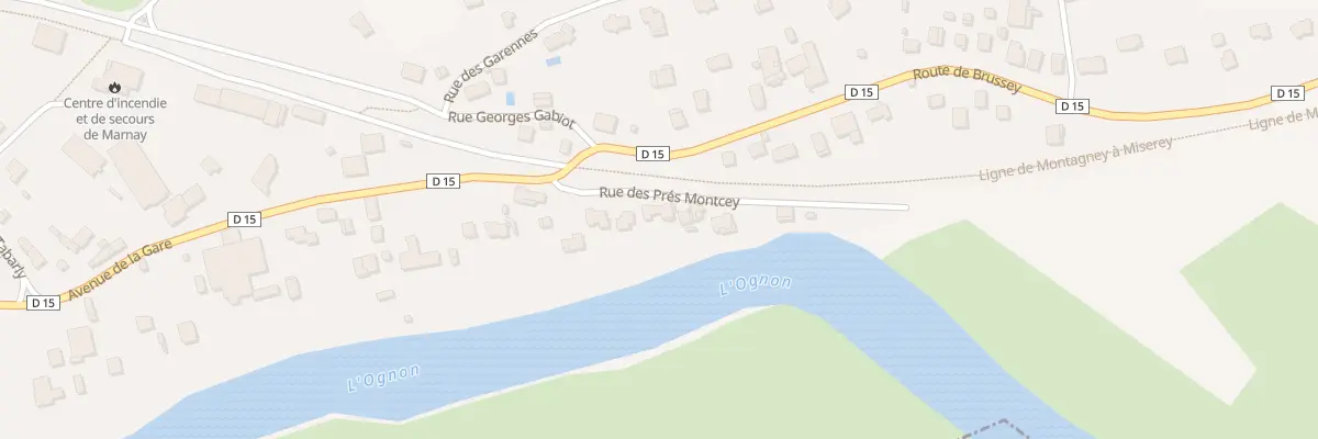 Plan du 6 Rue des Pres Moncey à Marnay