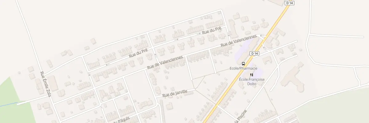 Plan du 49 Rue de Valenciennes à Joudreville
