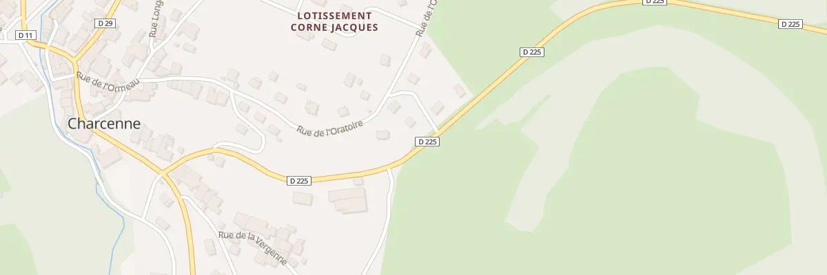 Plan du 20 Rue de l’Oratoire à Charcenne