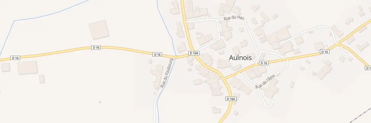 Plan du 14 Rte de Neufchâteau à Aulnois