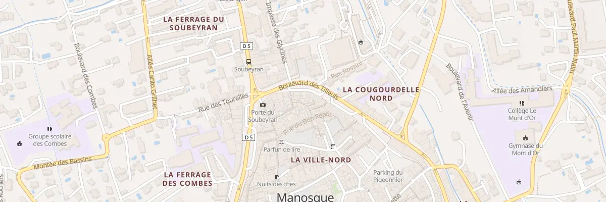 Plan du 12 Rue Montaigu à Manosque