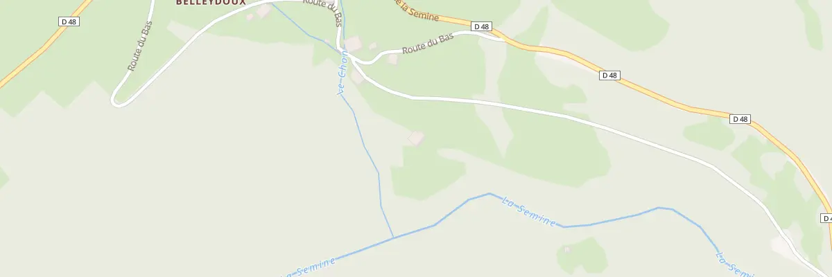 Plan du 660 Rte du Bas à Belleydoux